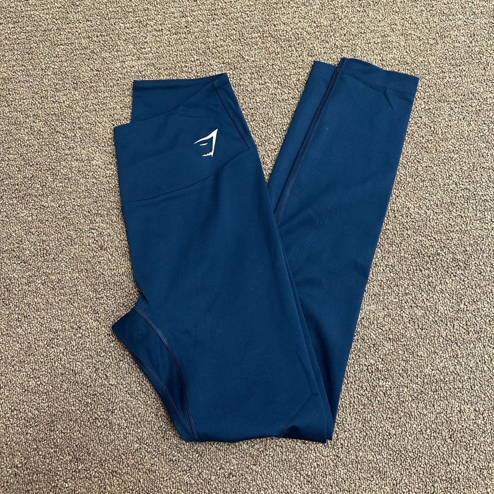 Gymshark training leggings navy size M
